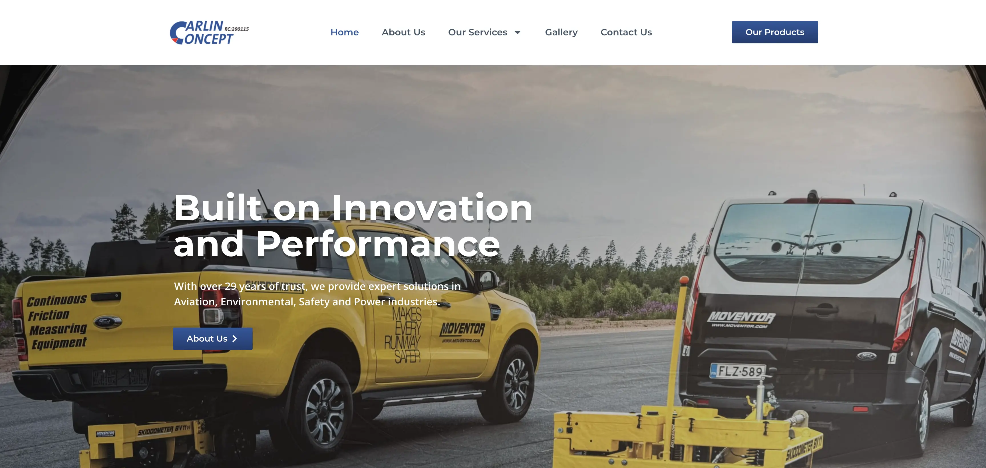 Carlin Concept creative studio portfolio website built by Timothy Iloba, top website developer in Nigeria